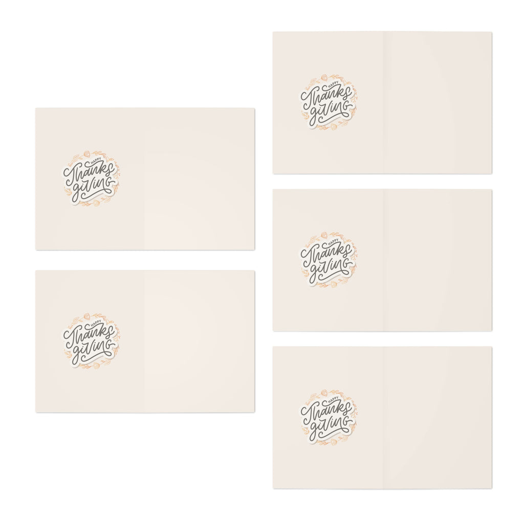 Thanksgiving Greeting Cards 5-Pack | Personalized