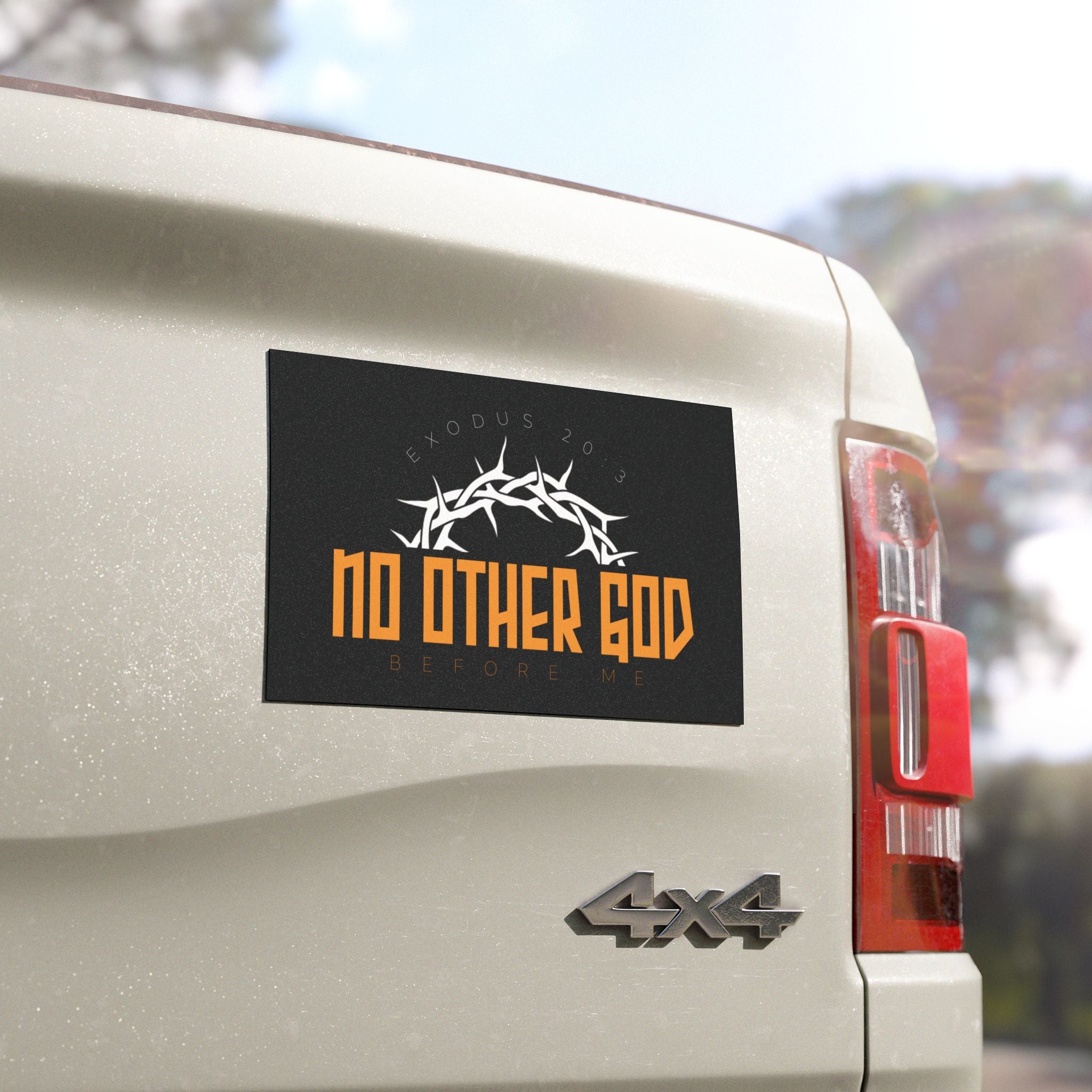 Be Kind & No Other God Car Magnet