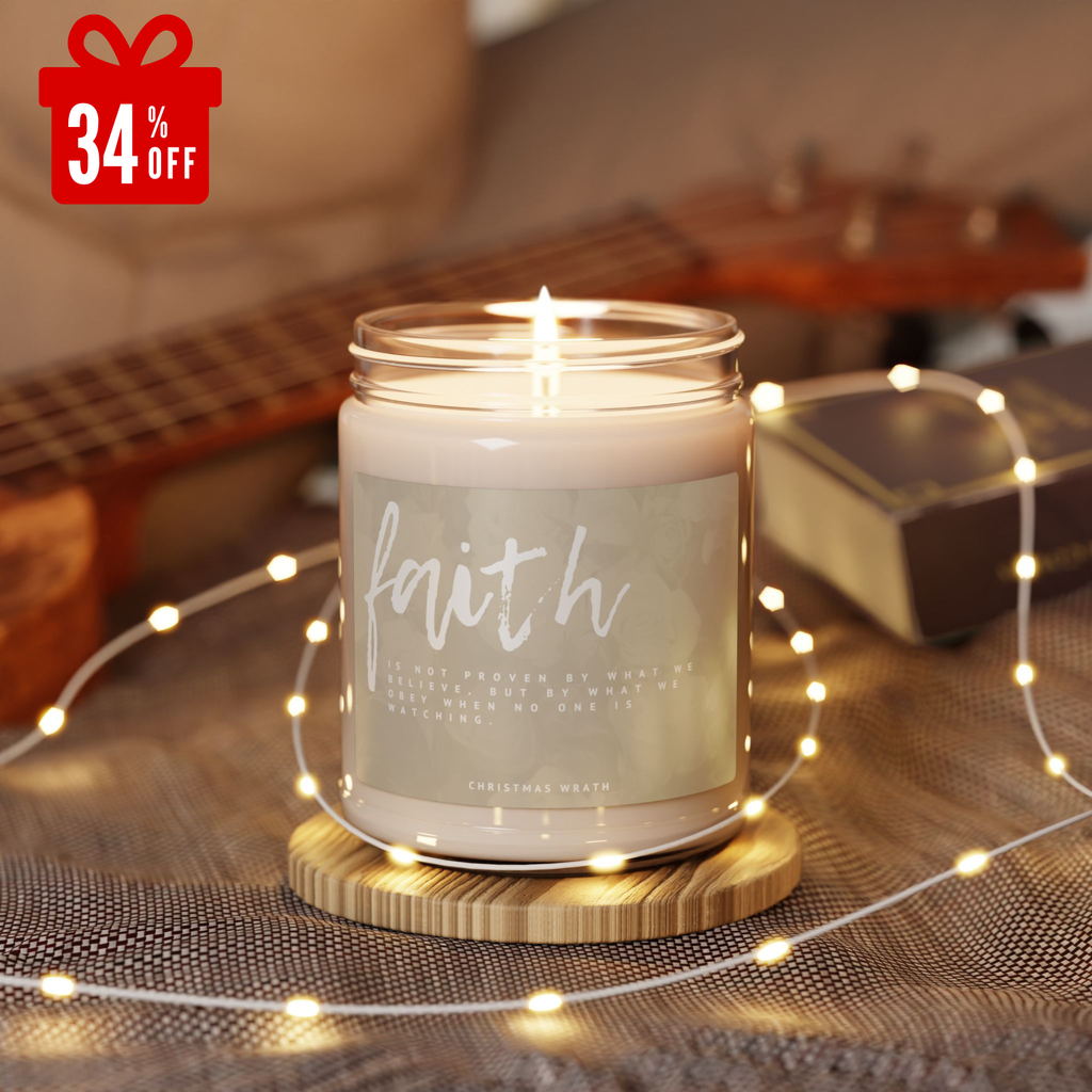 Faith Scented Soy Candle 9oz | Personalized