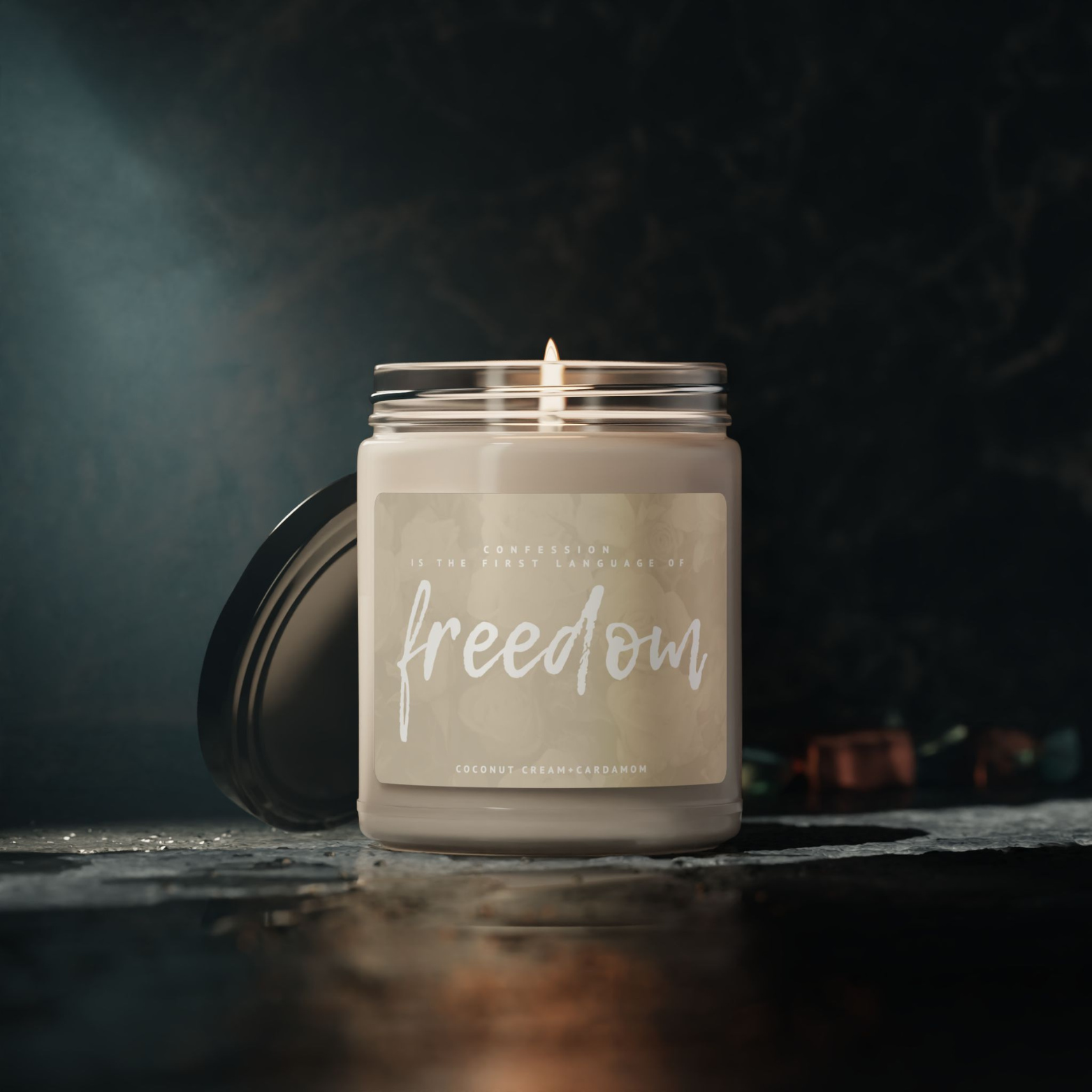 Freedom Scented Soy Candle 9oz | Personalized