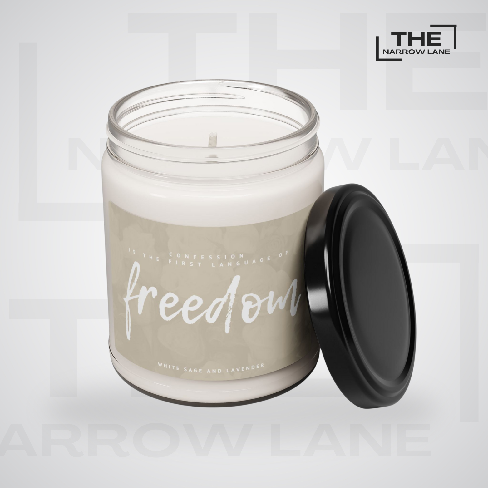 Freedom Scented Soy Candle 9oz | Personalized