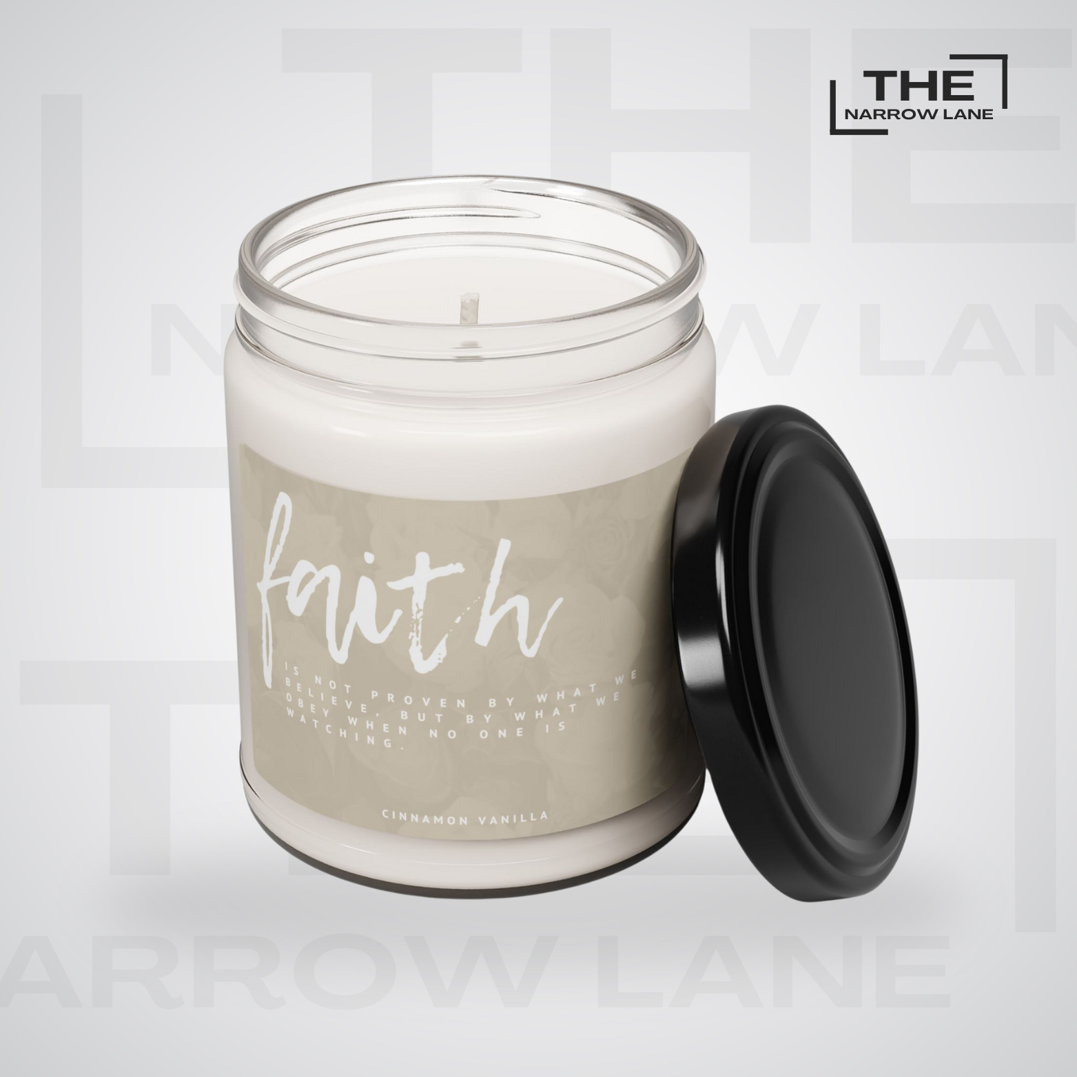Faith Scented Soy Candle 9oz | Personalized