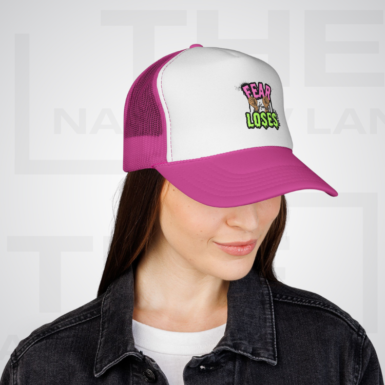 Fear Loses Trucker Cap | 1 John 4:18