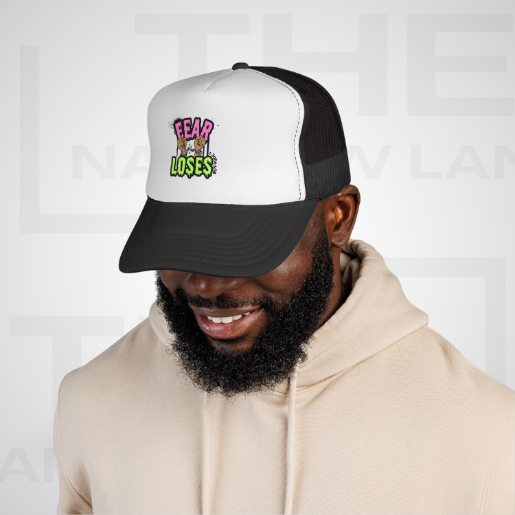Fear Loses Trucker Cap | 1 John 4:18
