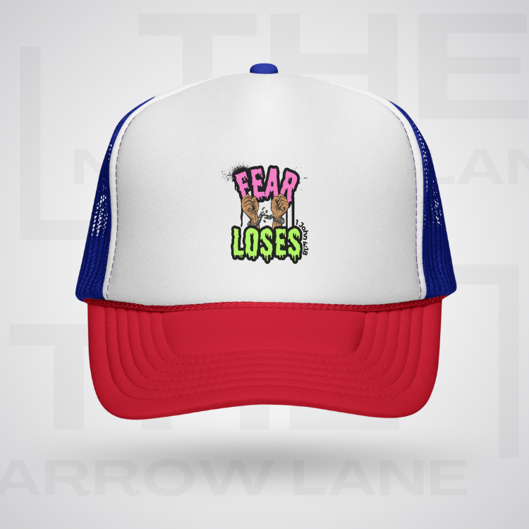 Fear Loses Trucker Cap | 1 John 4:18