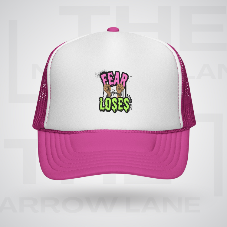 Fear Loses Trucker Cap | 1 John 4:18