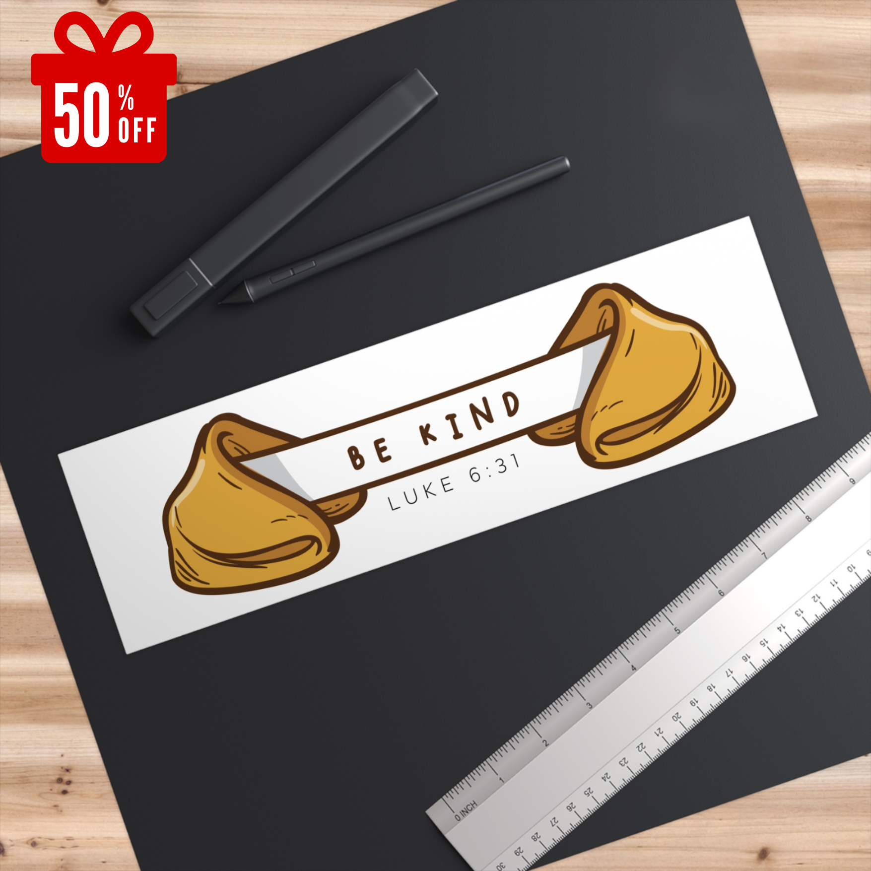 Be Kind & No Other God Bumper Sticker