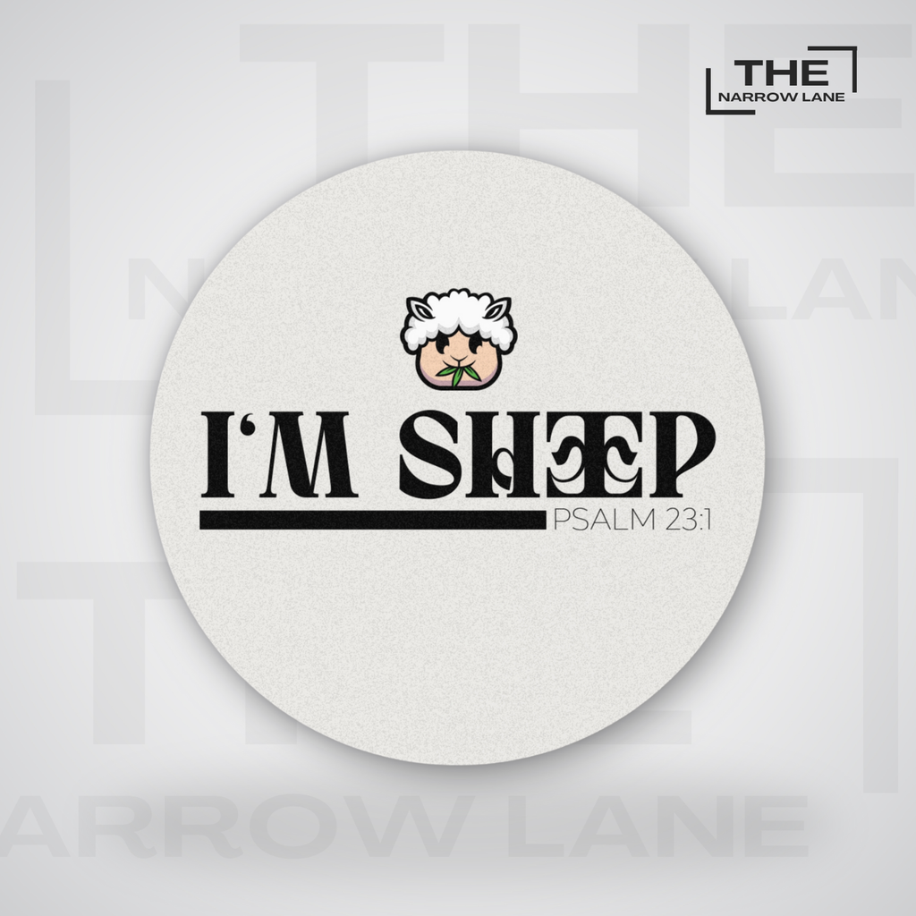 I Am Shepherd Cork Back Coaster