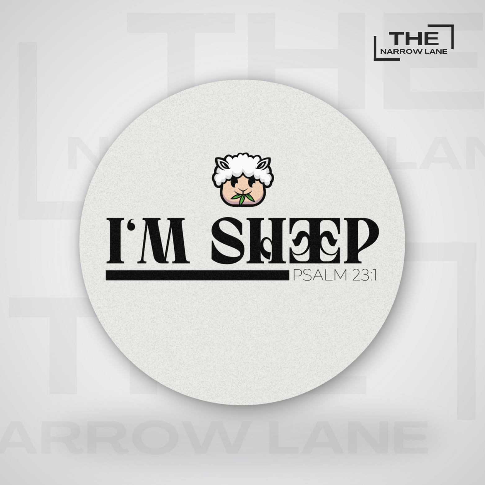 I Am Shepherd Cork Back Coaster