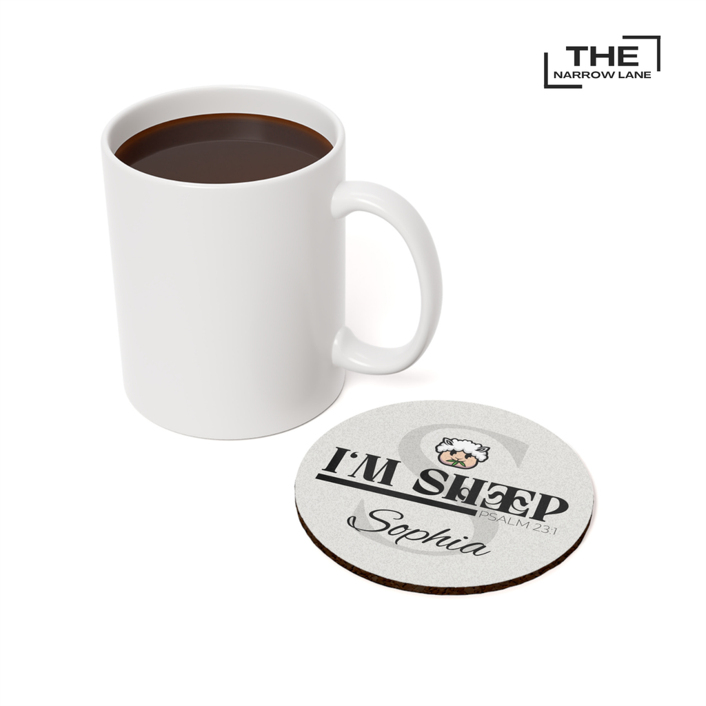 I Am Shepherd Cork Back Coaster