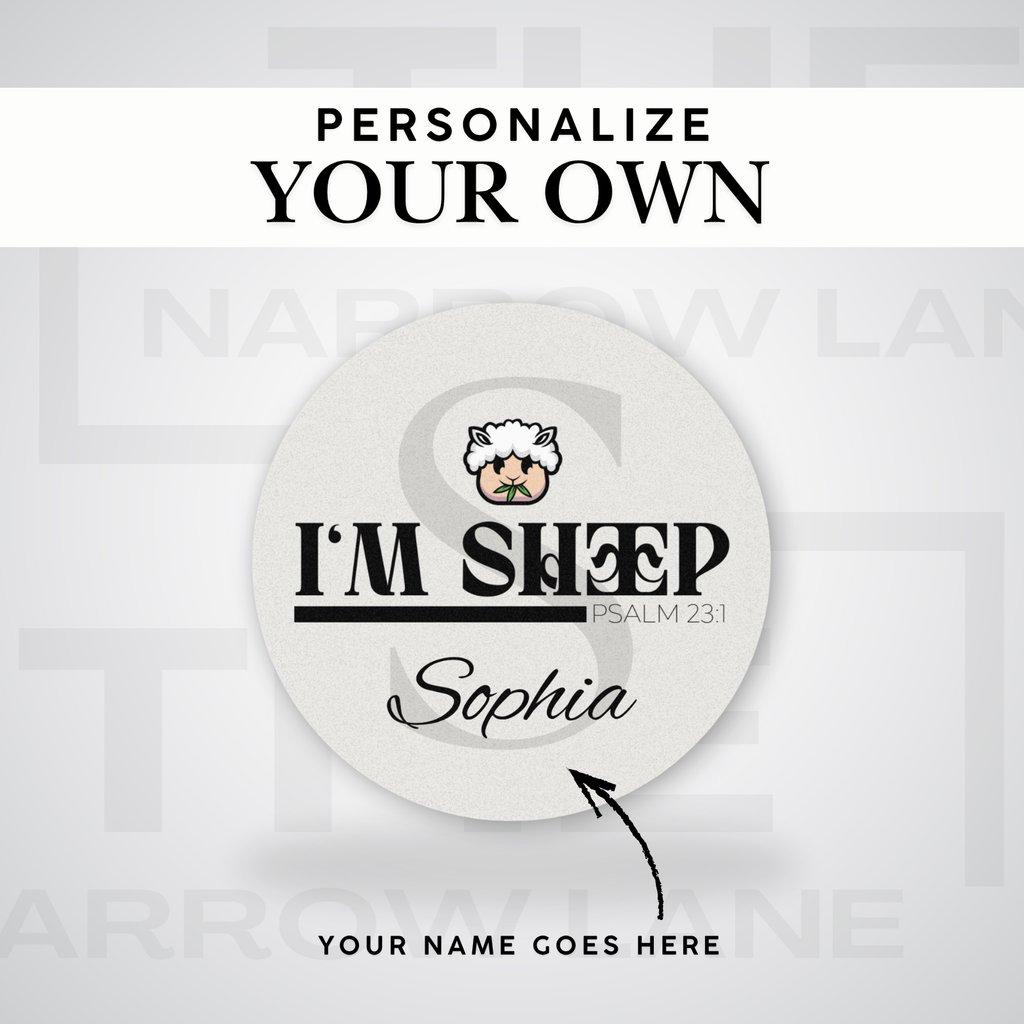 I Am Shepherd Cork Back Coaster