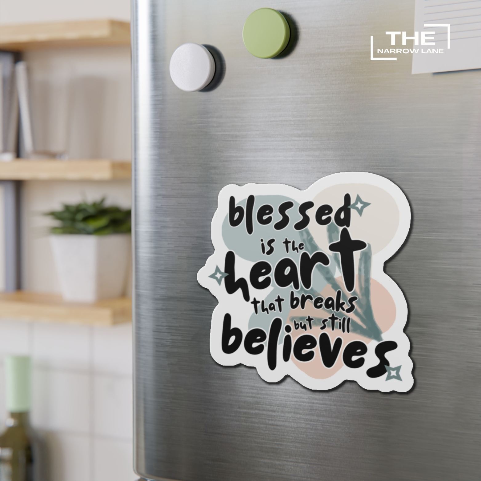 Blessed Heart Die-Cut Magnets