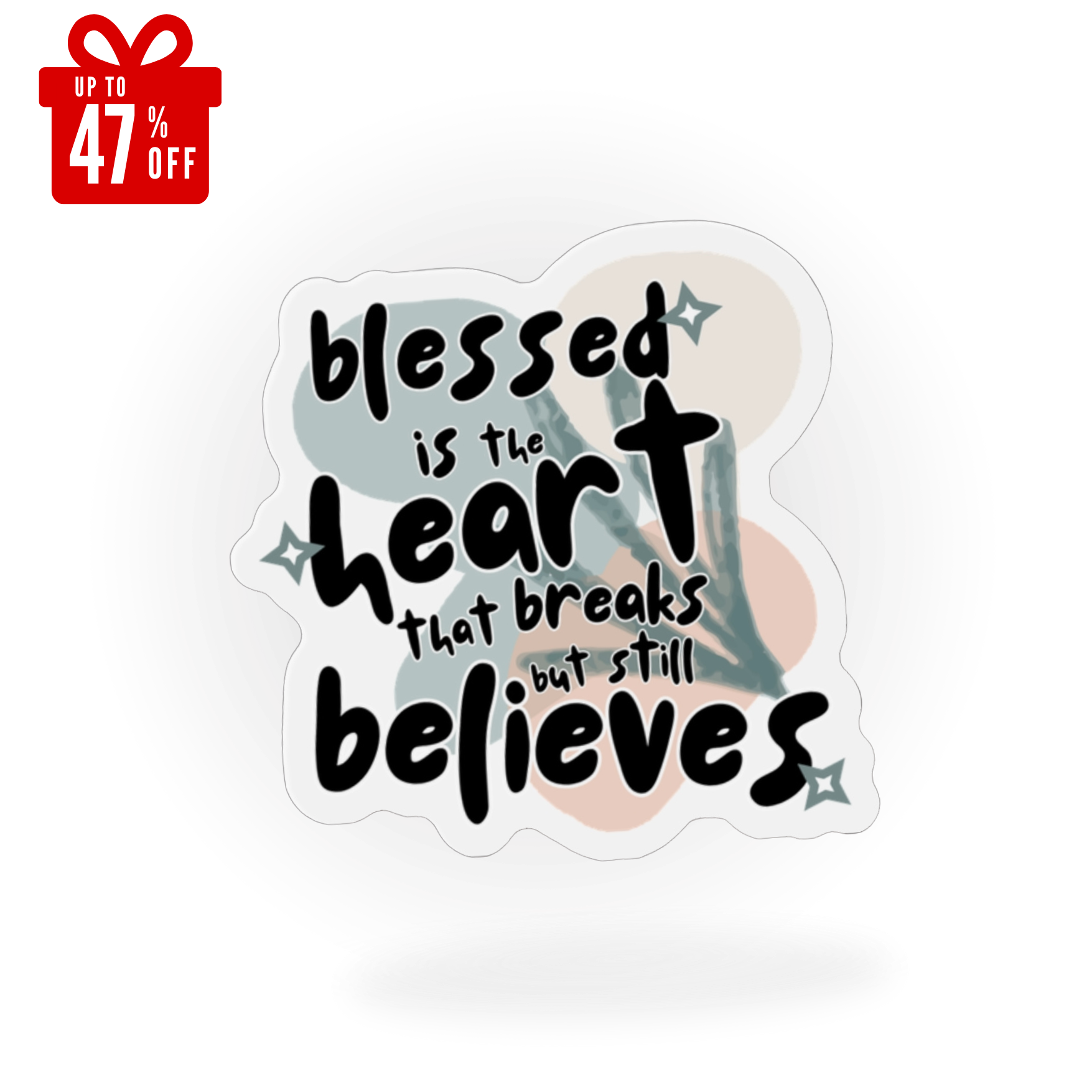 Blessed Heart Die-Cut Magnets