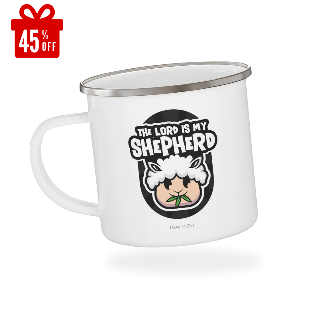 I Am Shepherd Enamel Mug | Personalized