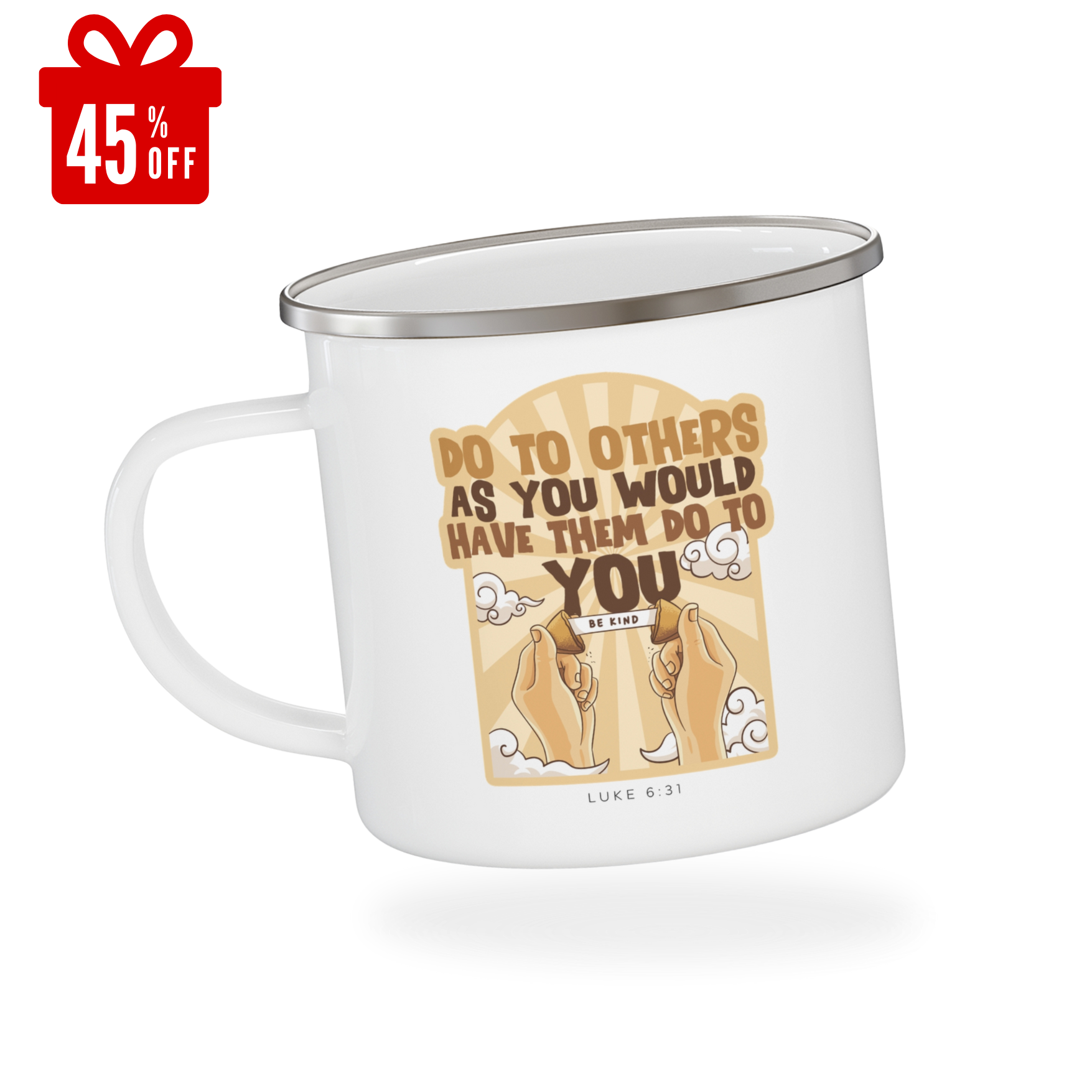 Be Kind Enamel Mug | Personalized