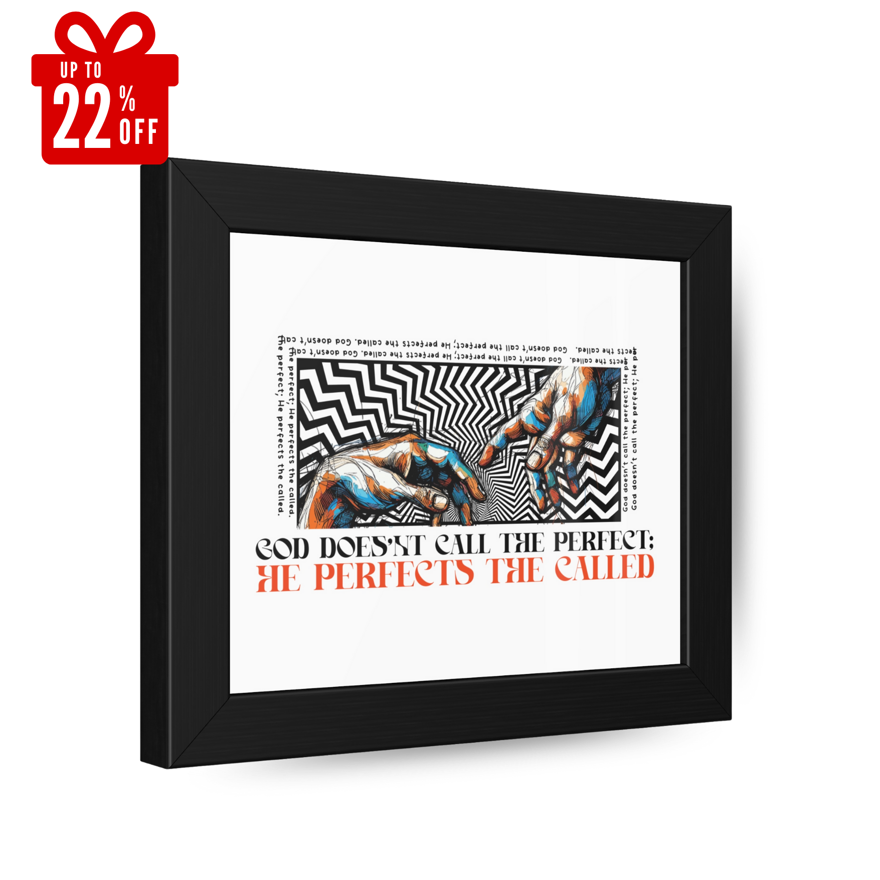 Inspirational Framed Poster | Bible Verse Wall Decor