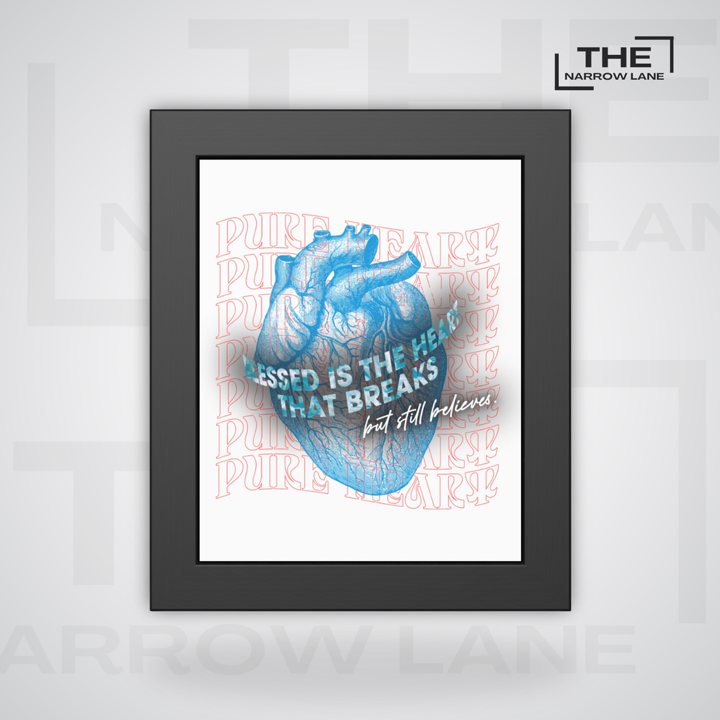 Inspirational Framed Poster | Bible Verse Wall Decor