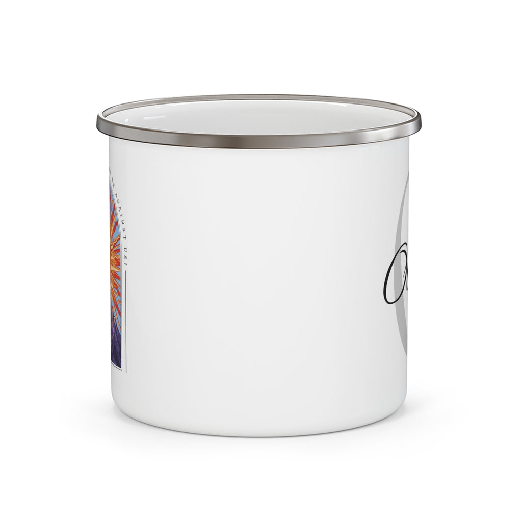 God Is With Us Enamel Mug | Personalized