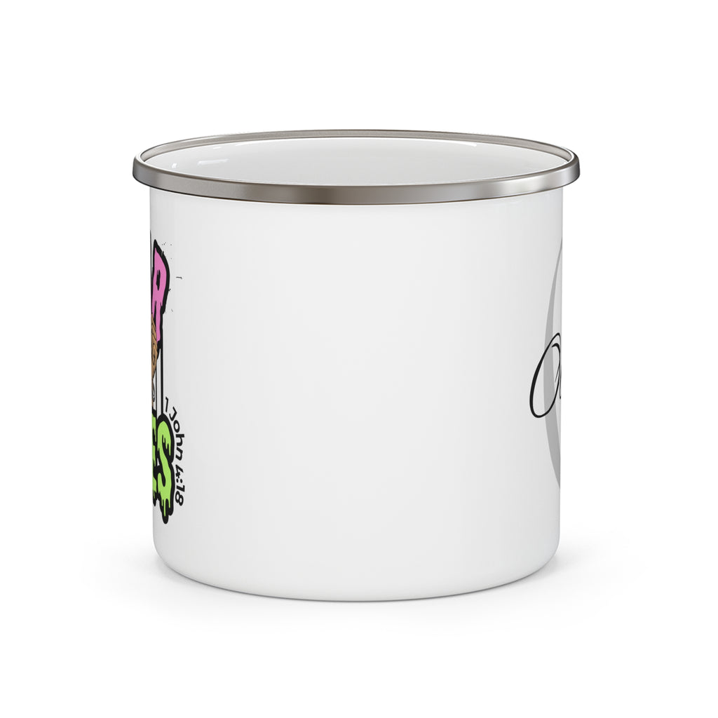 Fear Loses Enamel Mug | Personalized