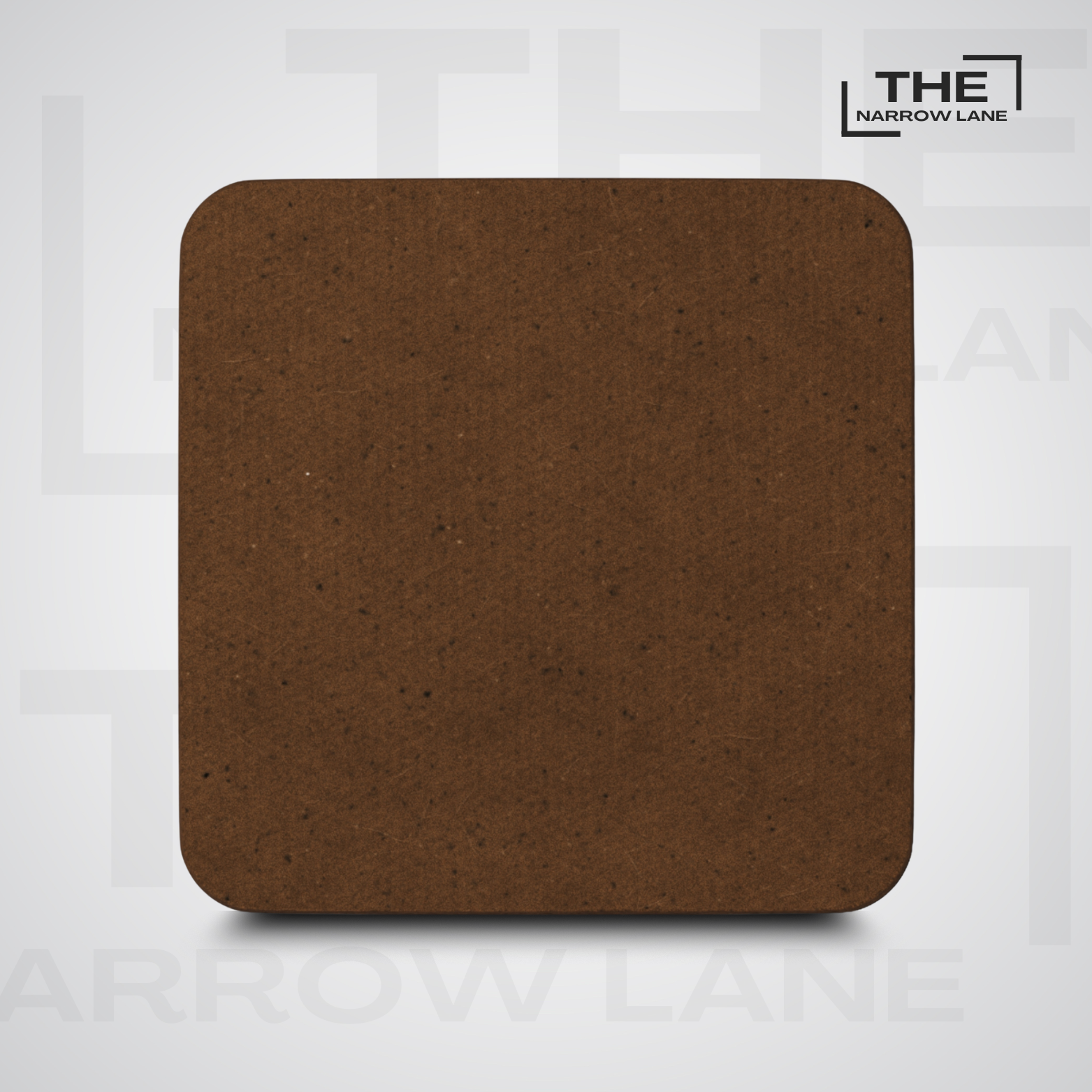 God Is With Us Rustic Hardboard Coaster