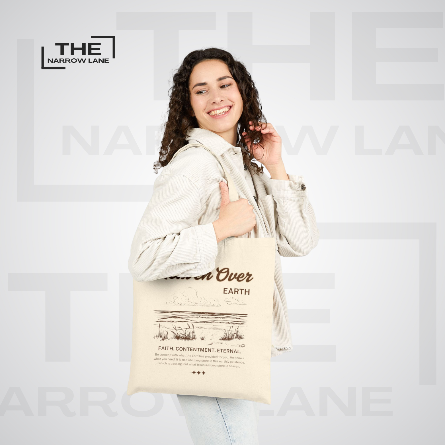 Beyond The Earth Canvas Tote Bag