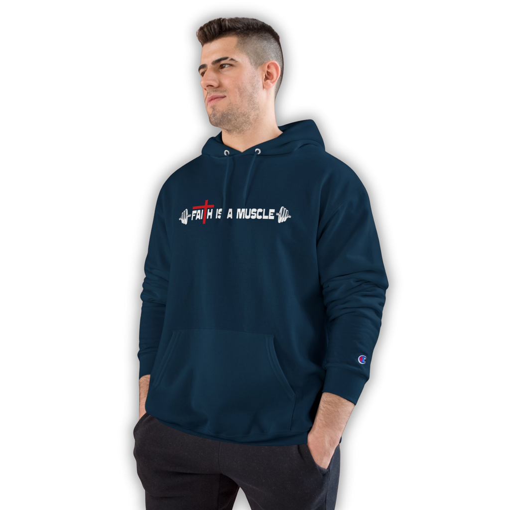 Faith is a Muscle Champion Hoodie