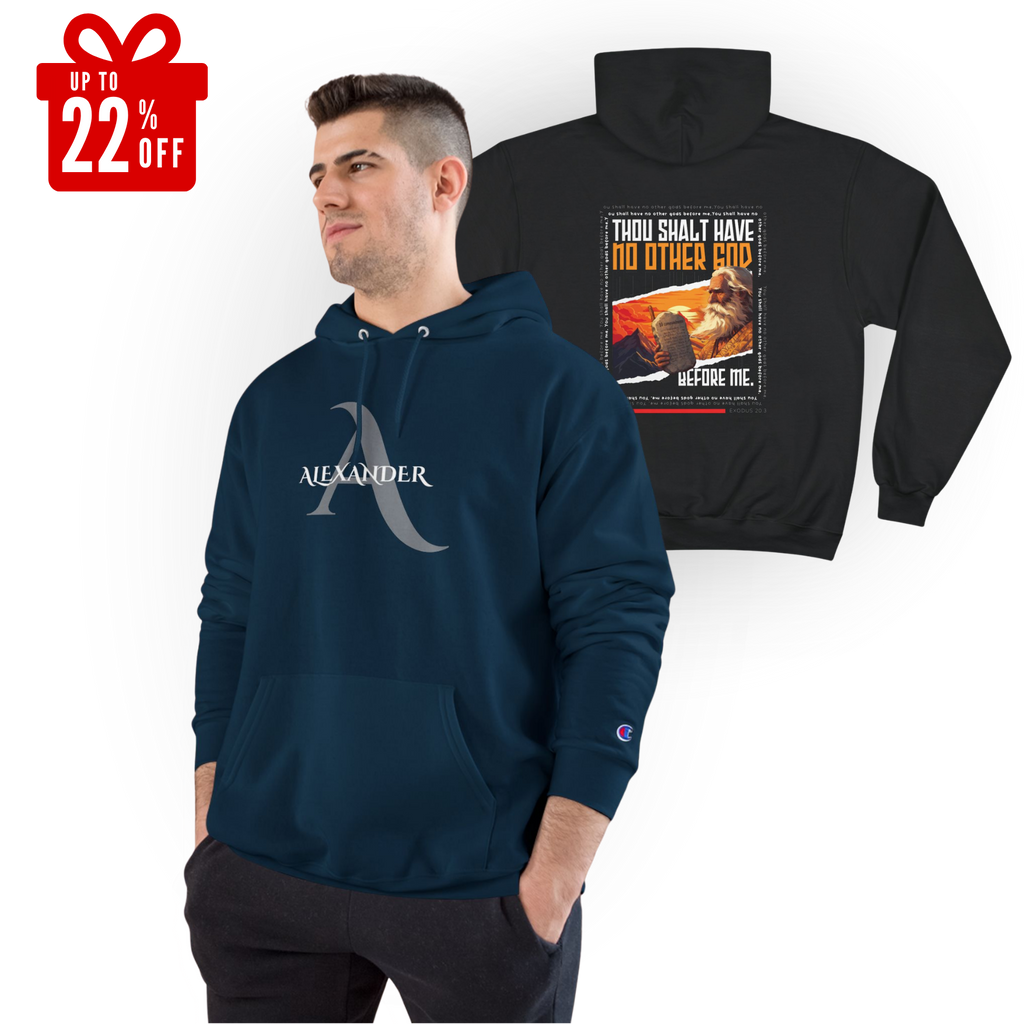 No Other God Champion Hoodie | Personalized