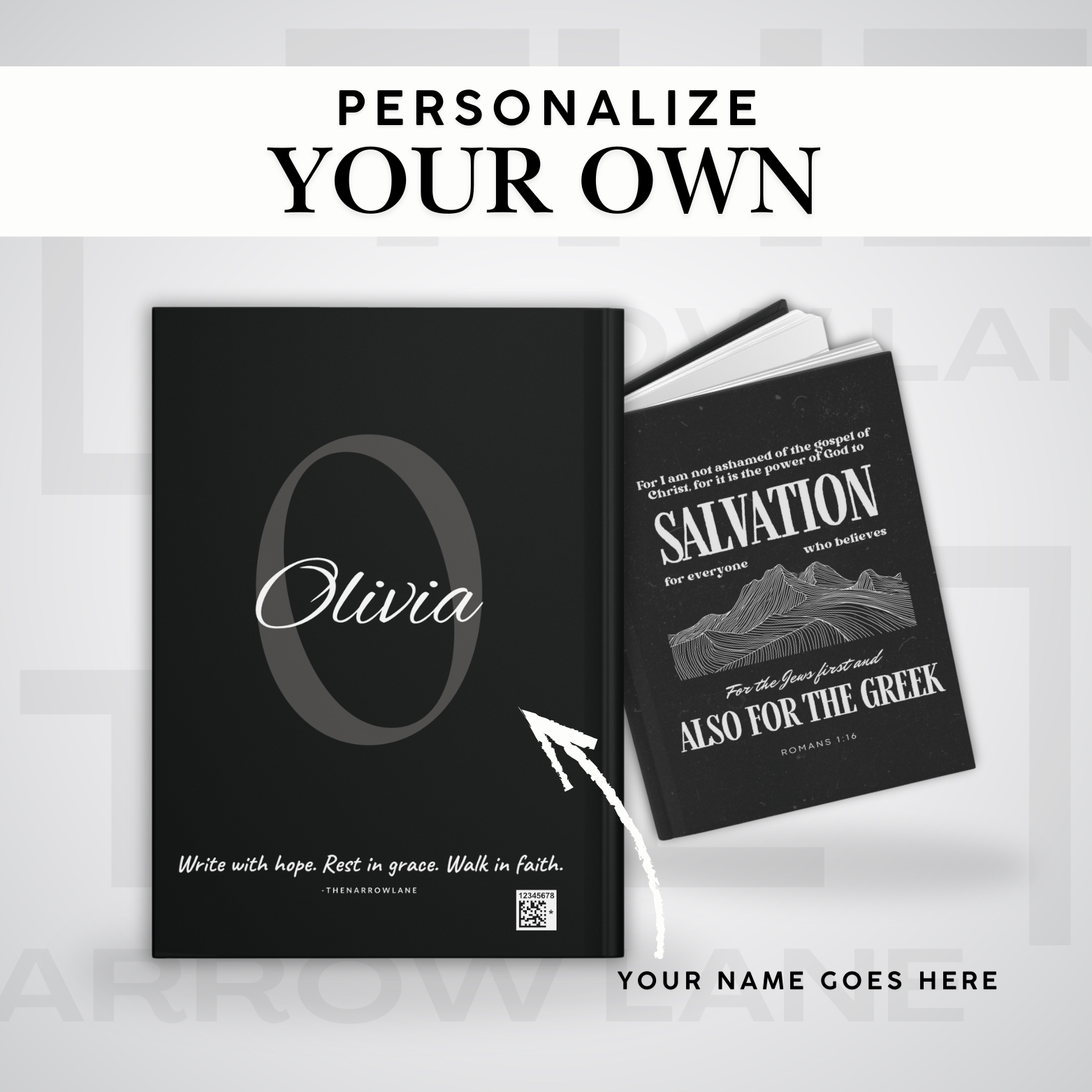 Unashamed Faith Hardcover Journal