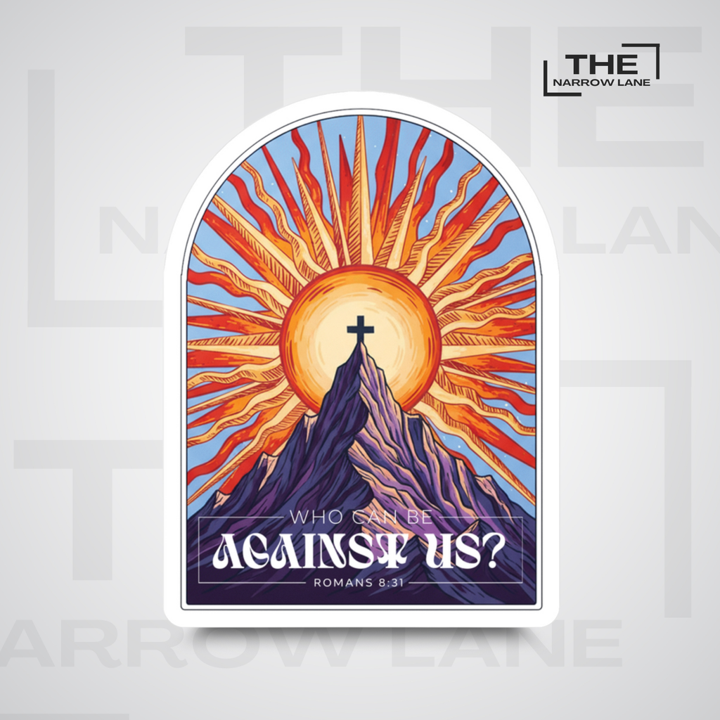 God Is With Us Kiss-Cut Vinyl Sticker