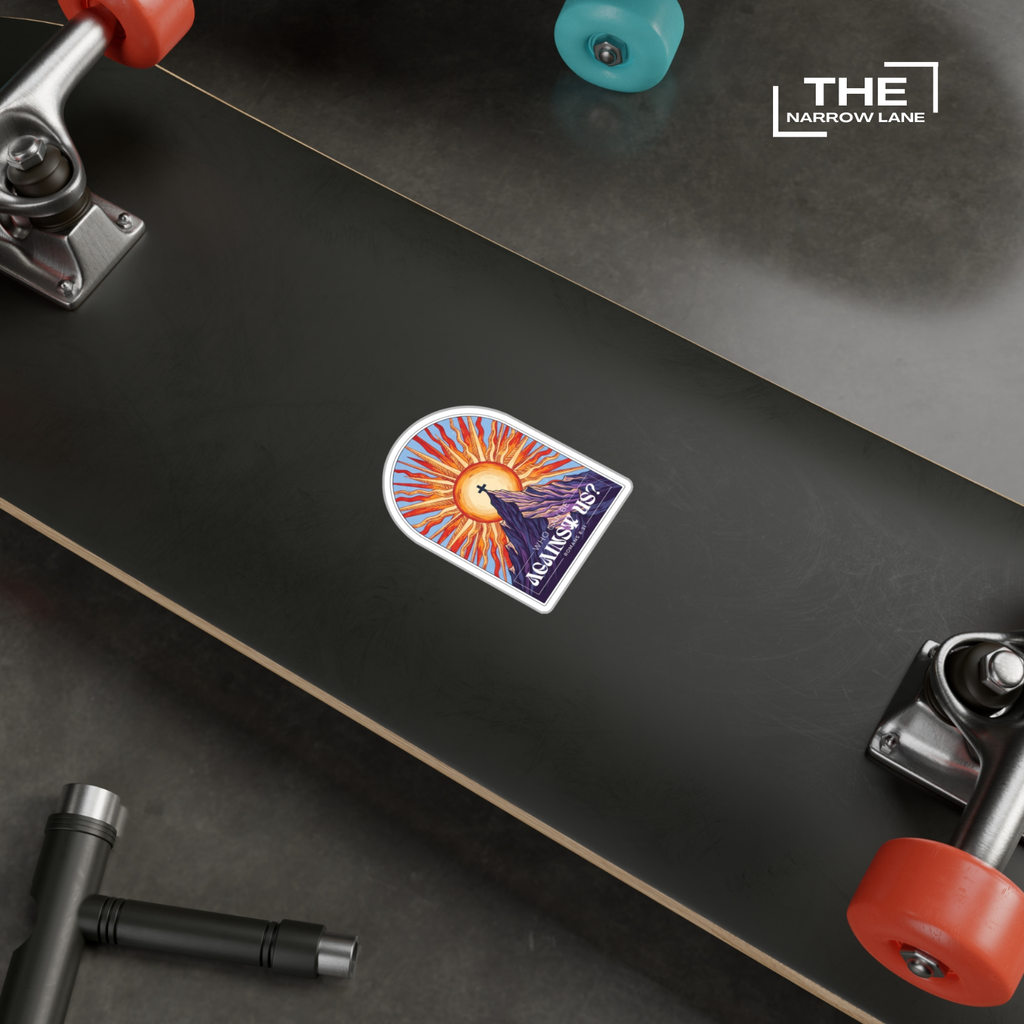 God Is With Us Kiss-Cut Vinyl Sticker