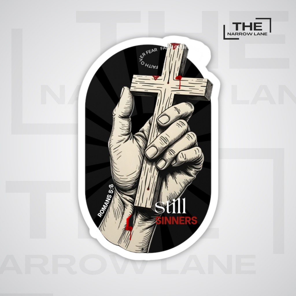 Still Sinners Kiss-Cut Vinyl Sticker