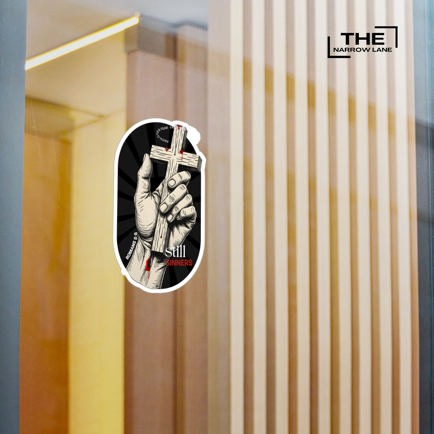 Still Sinners Kiss-Cut Vinyl Sticker