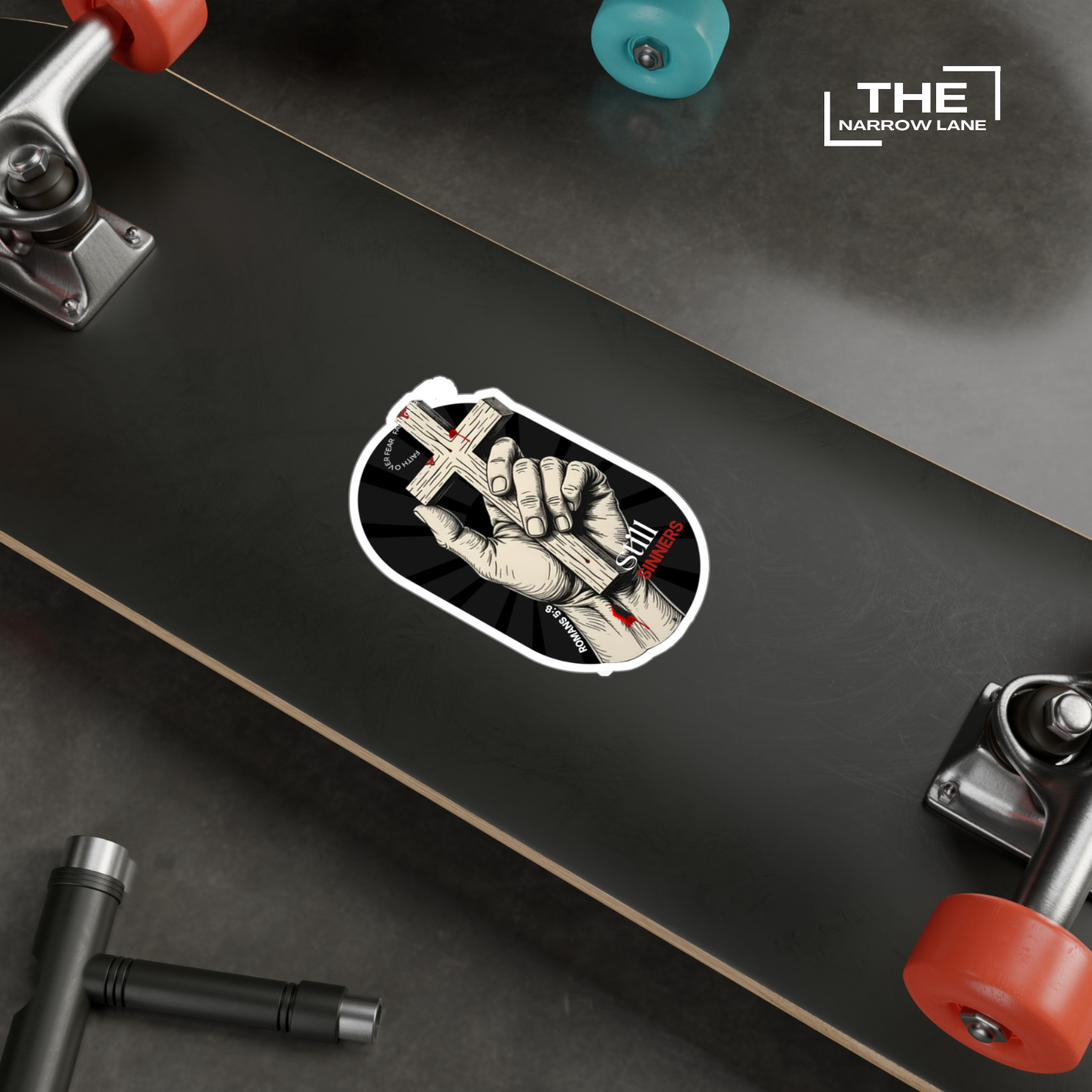 Still Sinners Kiss-Cut Vinyl Sticker