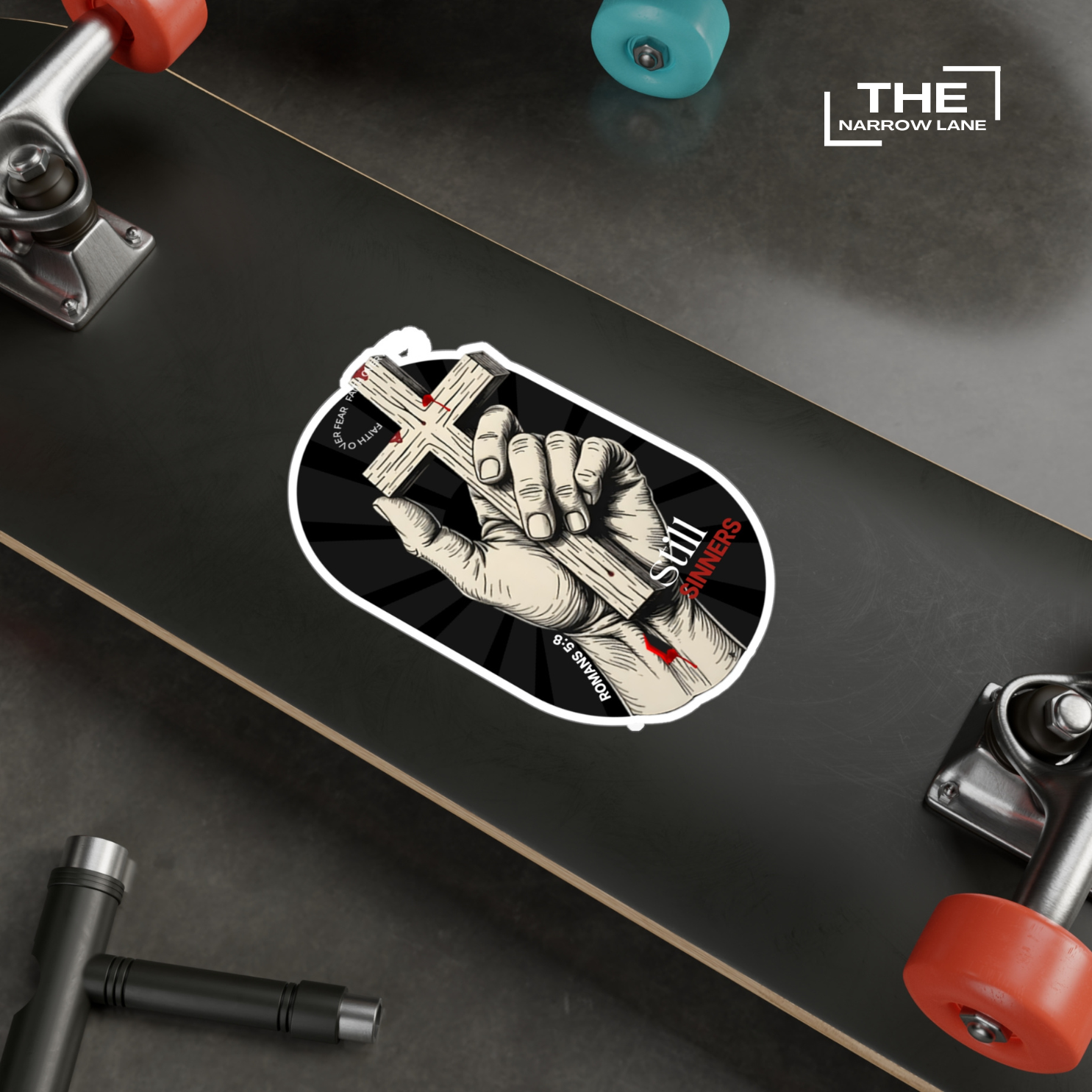 Still Sinners Kiss-Cut Vinyl Sticker