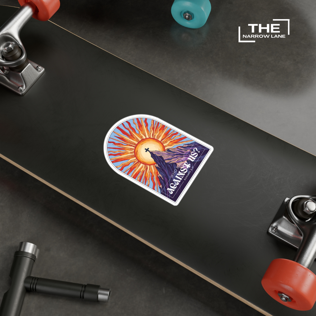 God Is With Us Kiss-Cut Vinyl Sticker