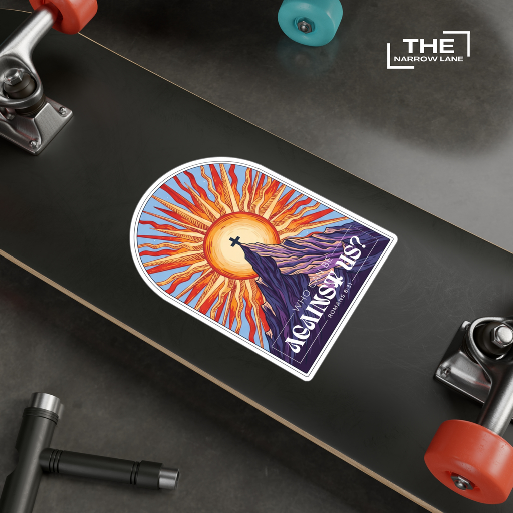 God Is With Us Kiss-Cut Vinyl Sticker