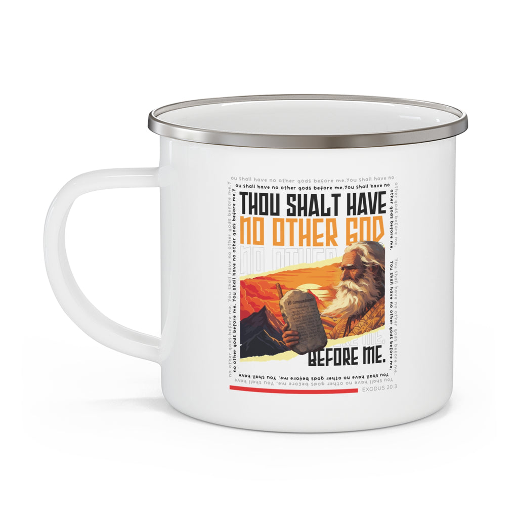 No Other God Enamel Mug | Personalized