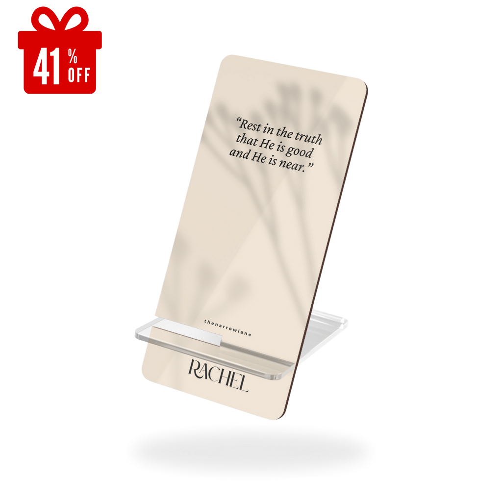 Personalized Faith Mobile Phone Stand