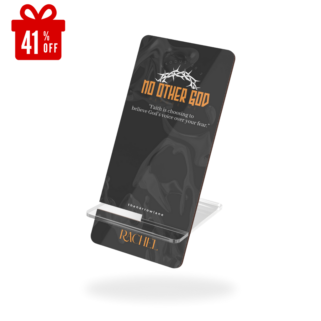 No Other God Mobile Phone Stand | Personalized