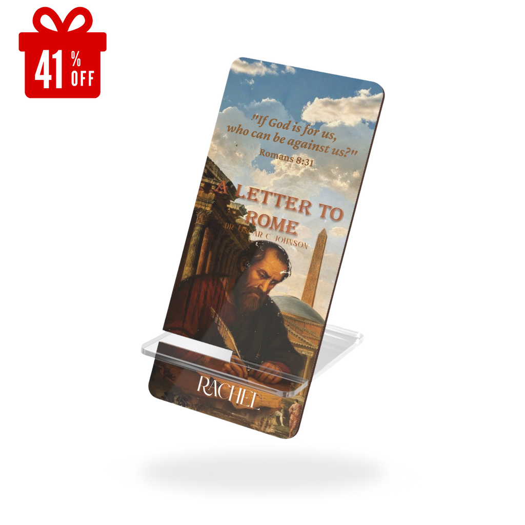 A Letter to Rome Faith Mobile Phone Stand | Personalized