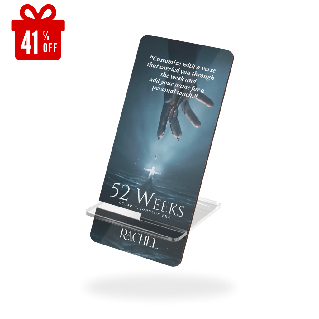 52 Weeks Faith Mobile Phone Stand | Personalized