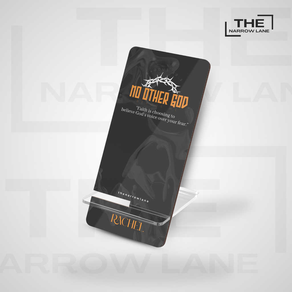 No Other God Mobile Phone Stand