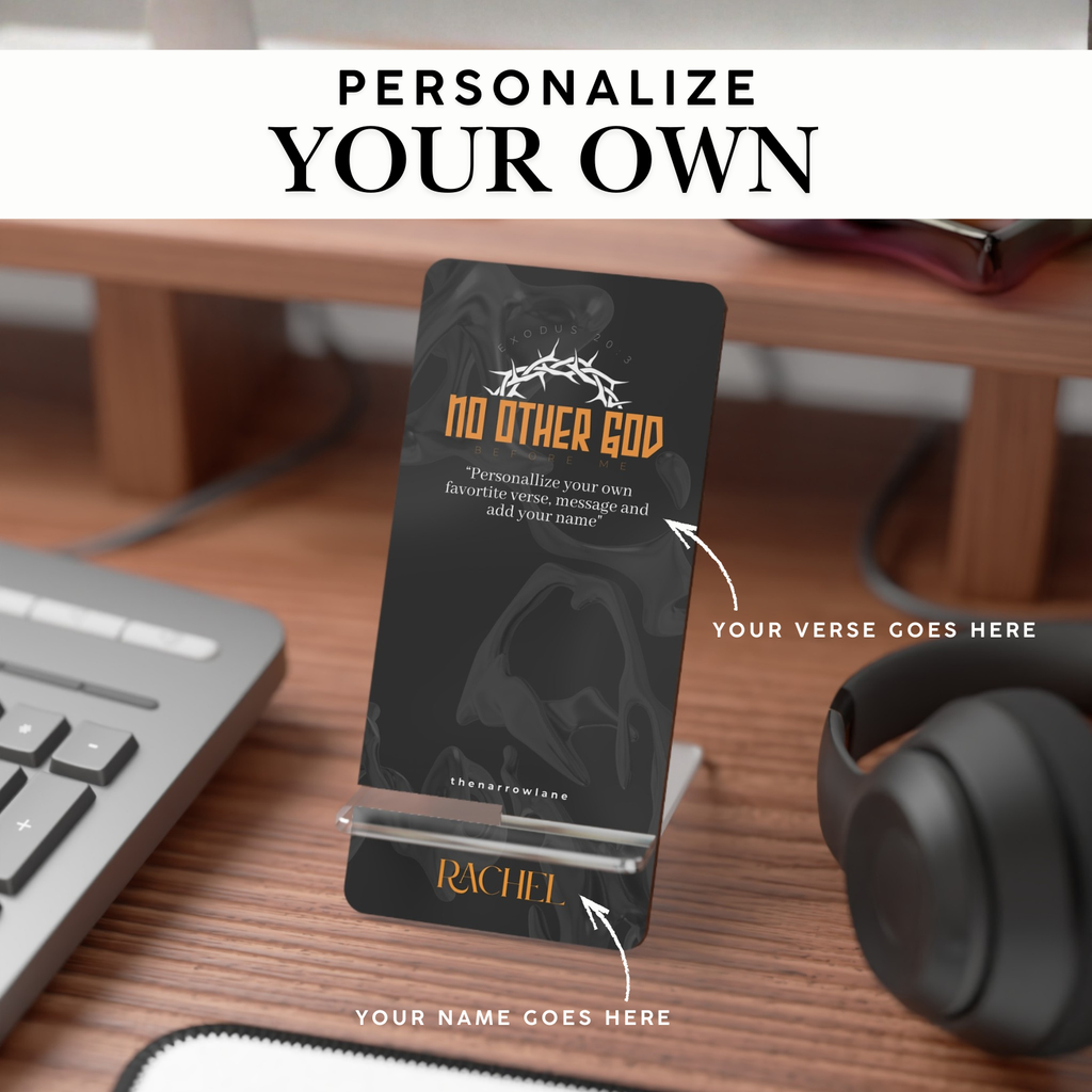 No Other God Mobile Phone Stand