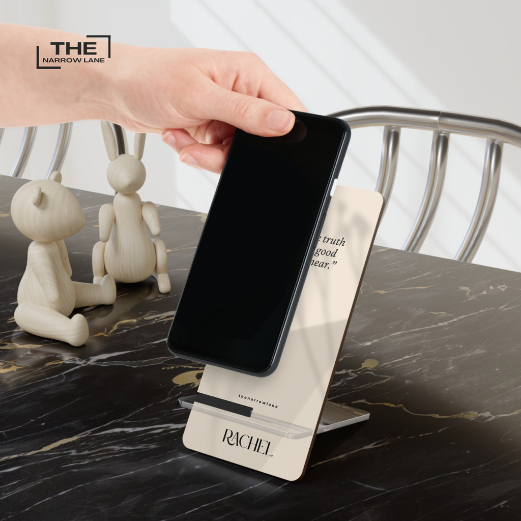 Personalizable Faith Mobile Phone Stand