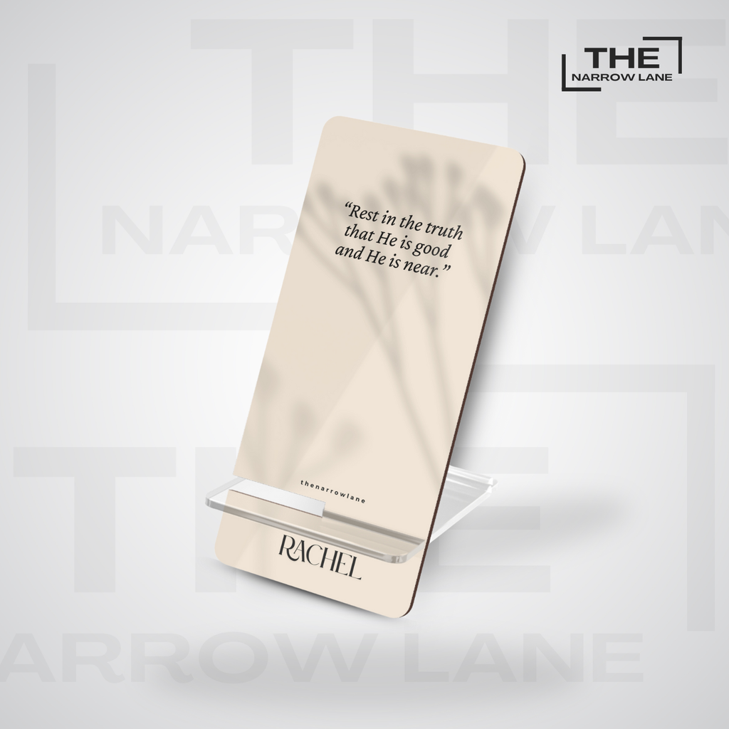 Personalizable Faith Mobile Phone Stand