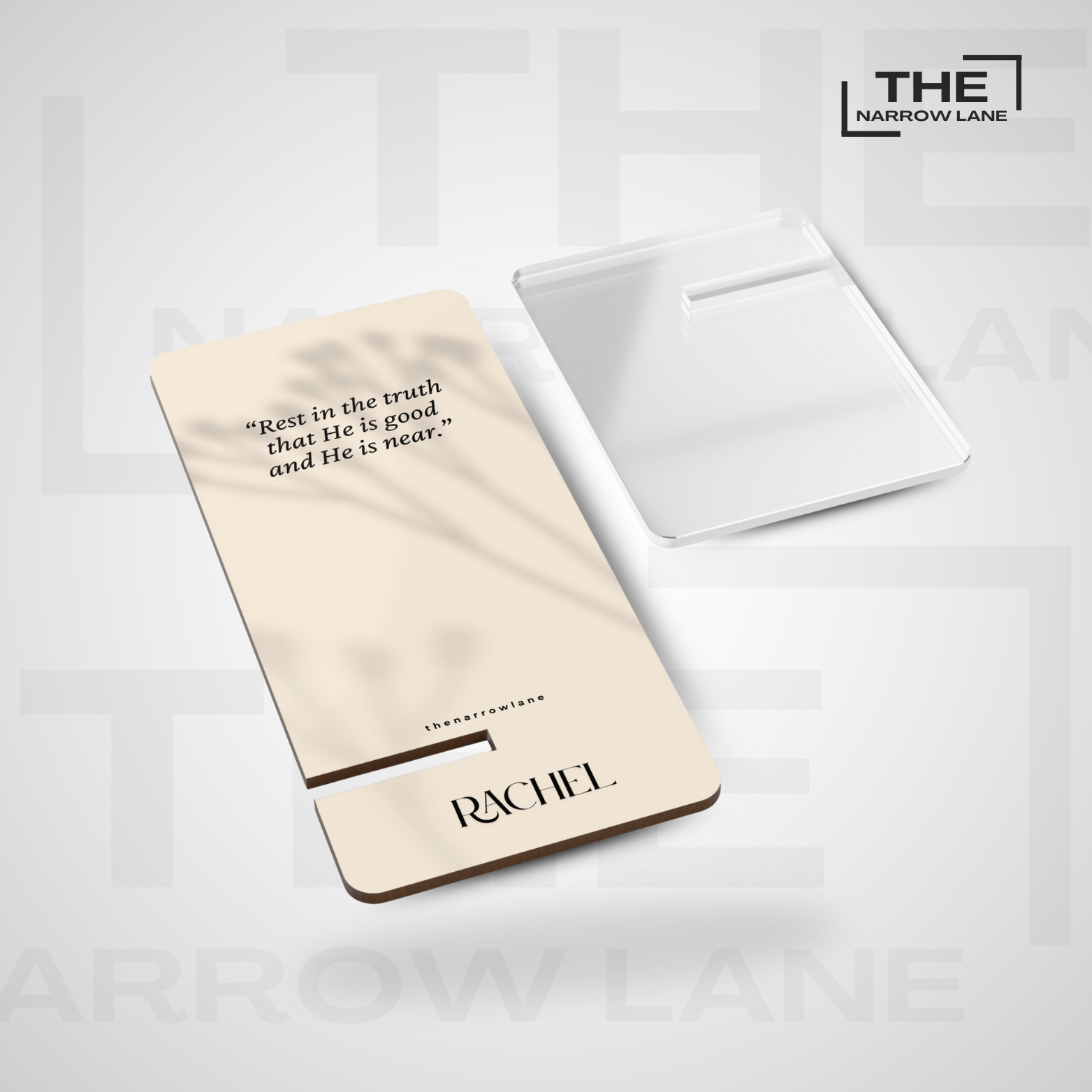 Personalizable Faith Mobile Phone Stand