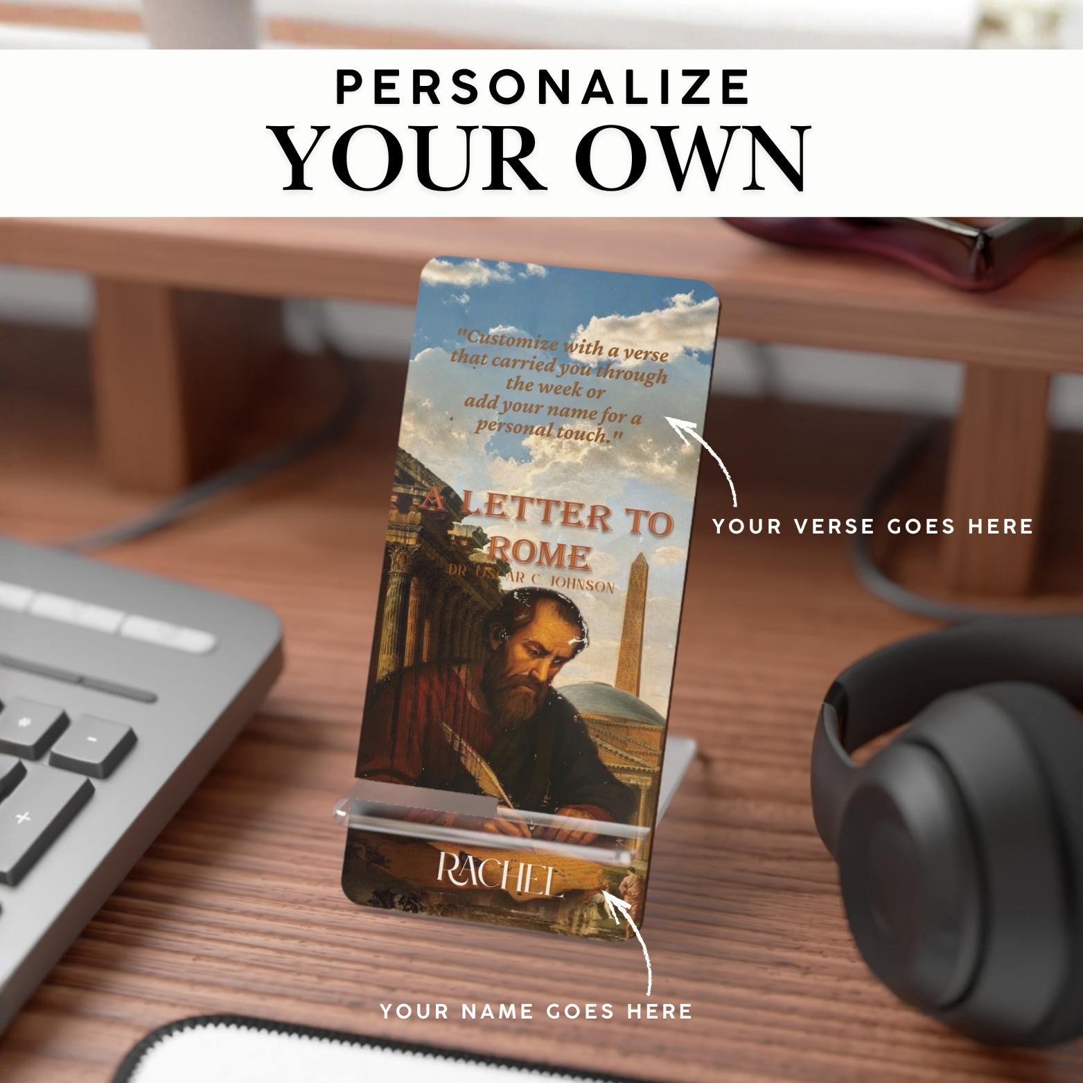 A Letter to Rome Faith Mobile Phone Stand