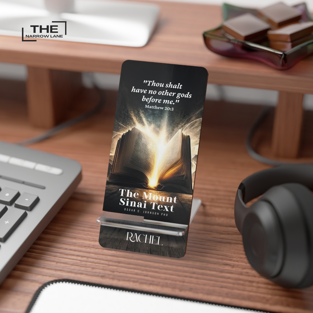 The Mount Sinai Text Faith Mobile Phone Stand