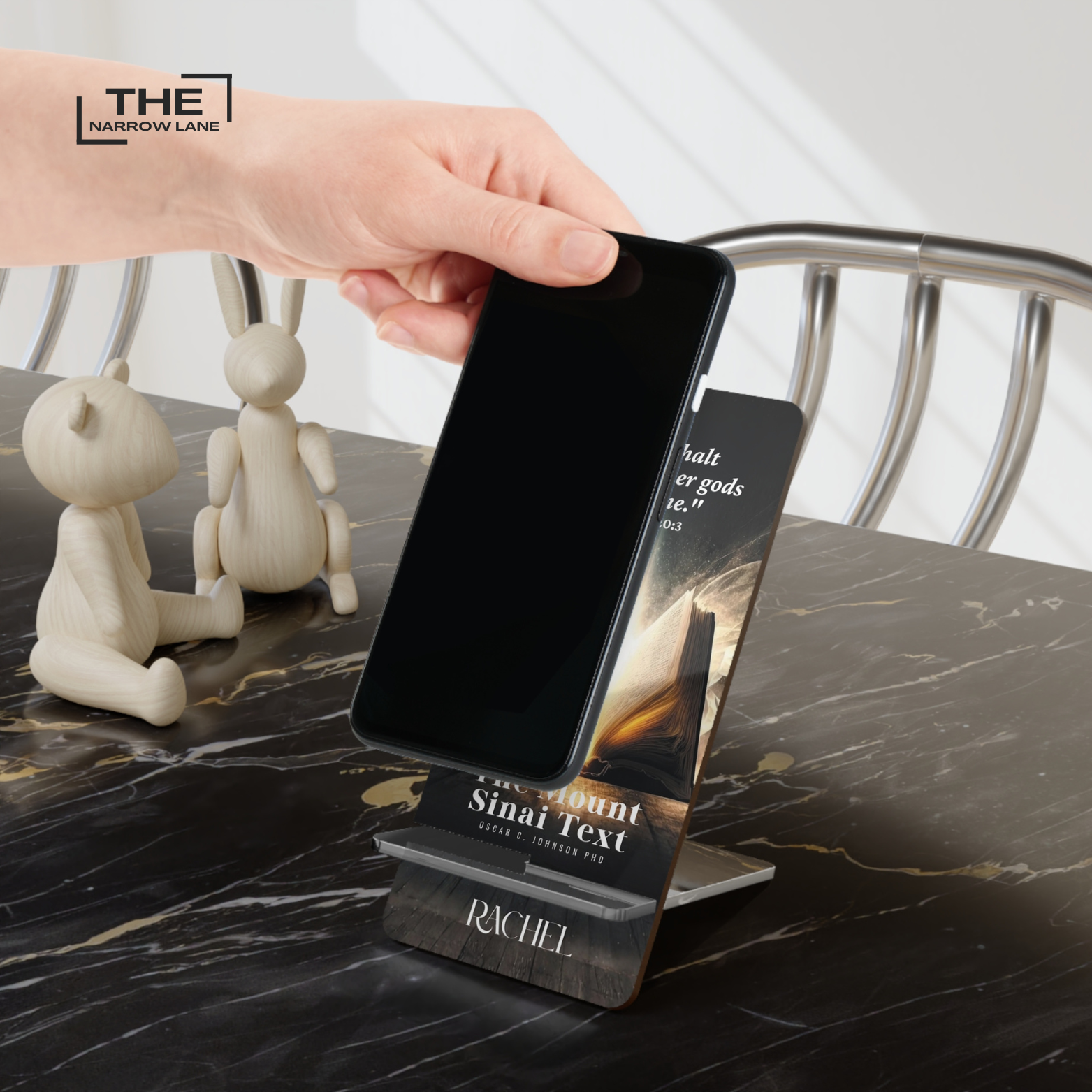 The Mount Sinai Text Faith Mobile Phone Stand