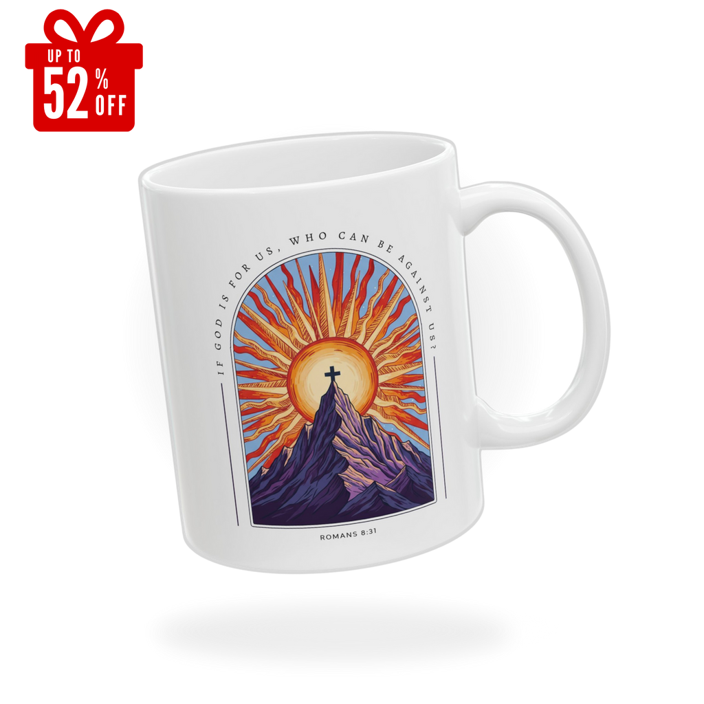 God Is With Us White Ceramic Mug